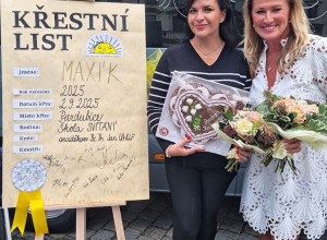 Křest nového svozového autobusu školy Svítání 