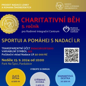 SPORTUJ A POMÁHEJ S NADACÍ LR PRO RIC