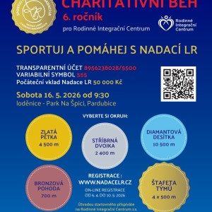 SPORTUJ A POMÁHEJ S NADACÍ LR PRO RIC 2026