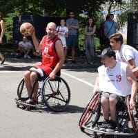 Dětský den svou účastí podpořili i basketbalisté na vozíku!