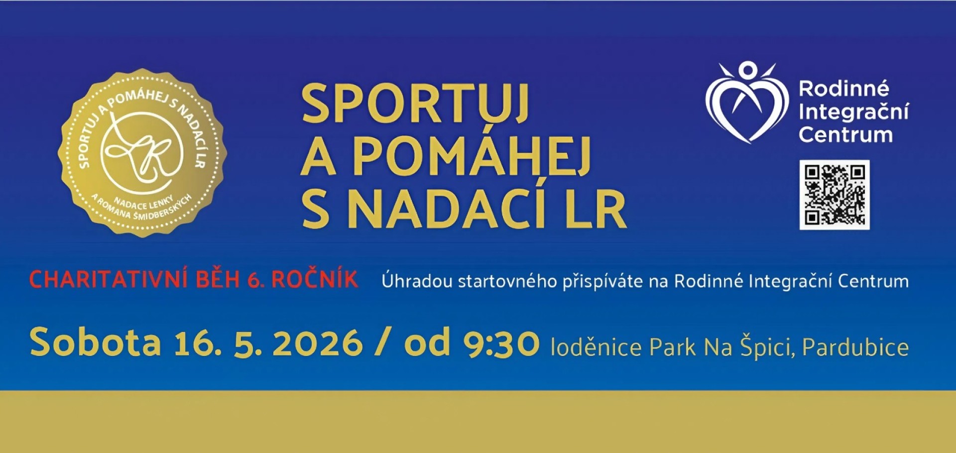SPORTUJ A POMÁHEJ S NADACÍ LR