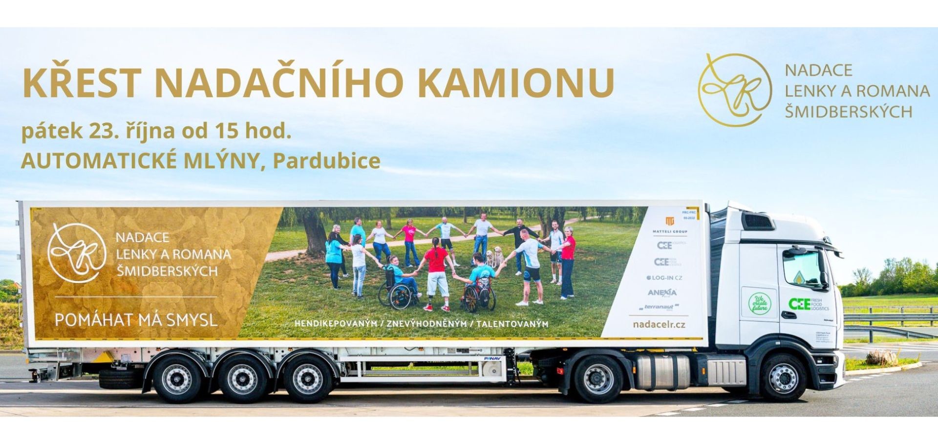 SLAVNOSTNÍ KŘEST KAMIONU NADACE LR